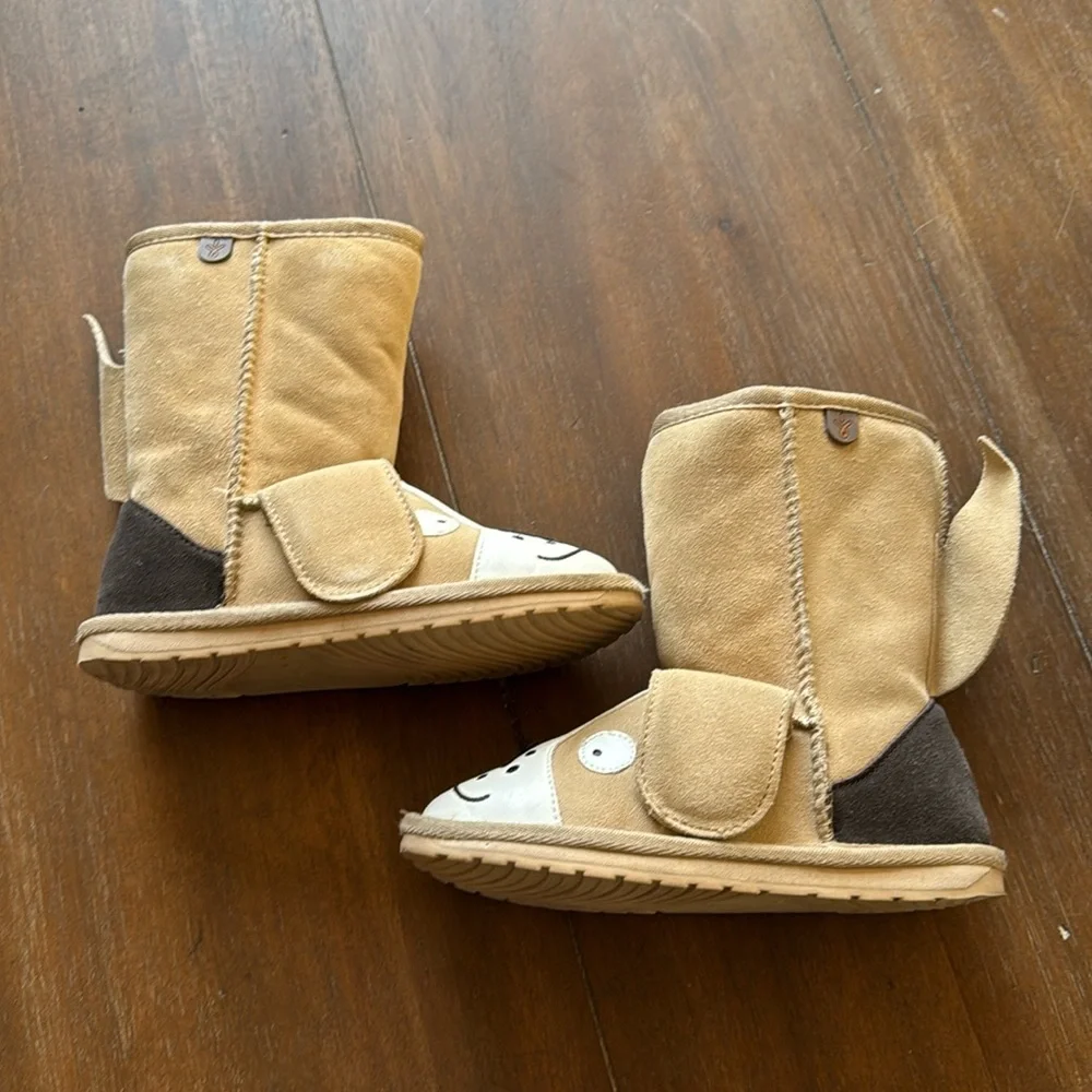 Size 13 EMU Australia Little Creatures Puppy wool boots with box